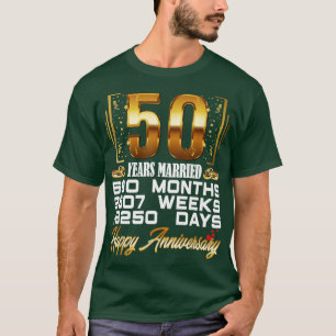 T-shirt 50 ans mariés Funny 50e anniversaire de Mariage