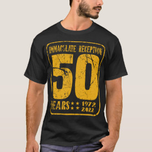 T-shirt 50 Ans Réception Immaculée