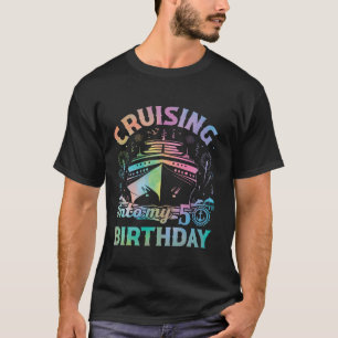 T-shirt 50 Ans Tie Dye Anniversaire Croisière Dans Mon 50e