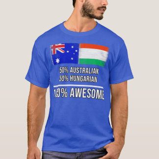 T-shirt 50 Australien 50 Hongrois 100 Cadeau fantastique p
