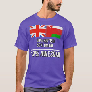 T-shirt 50 Britannique 50 Omani 100 Cadeau génial pour Oma