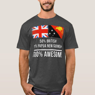 T-shirt 50 Britannique 50 Papouasie-Nouvelle-Guinée 100 Ca