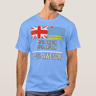 T-shirt 50 Britanniques 50 Aruba 100 Cadeau fantastique po