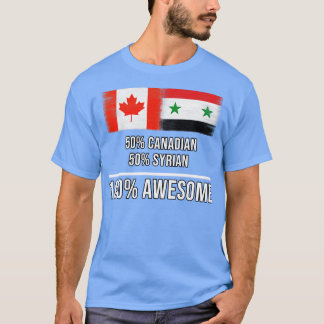 T-shirt 50 Canadiens 50 Syriens 100 Cadeau fantastique pou