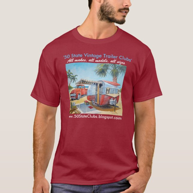 T-shirt "50 clubs d'état" lourds (Devant)