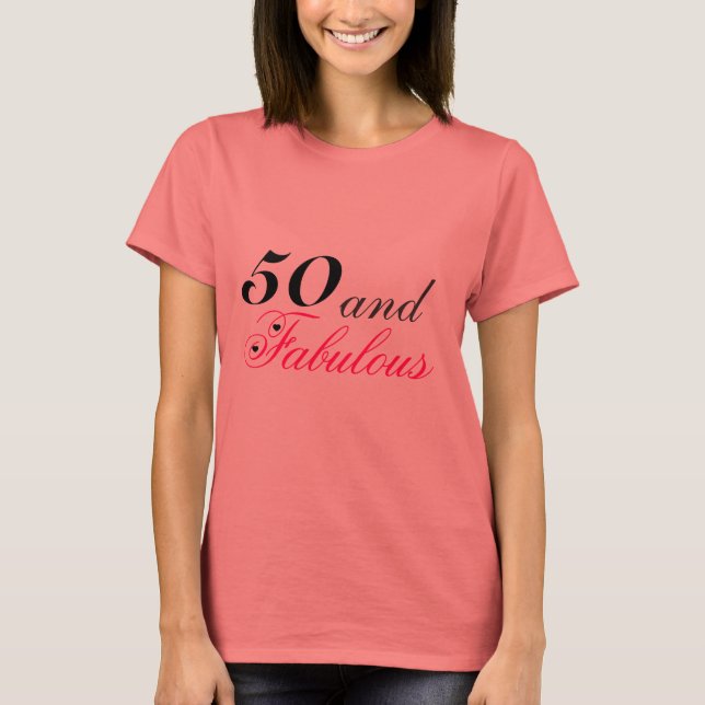 T-shirt 50 et fabuleux (Devant)