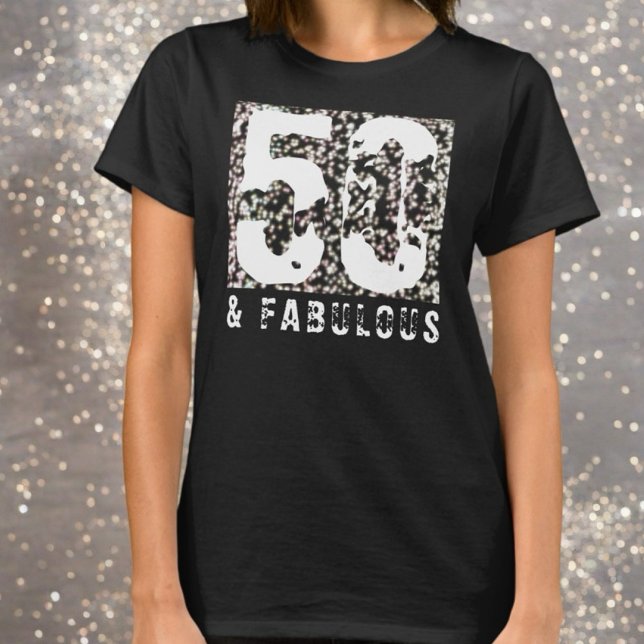 T-shirt 50 et fabuleux fête d'anniversaire de parties scin (Créateur téléchargé)