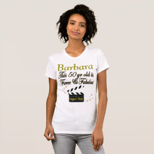 T-SHIRT 50 ET FABULOUS MOVIE STAR PERSONNALISÉ T SHIRT