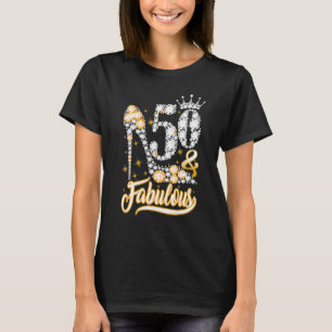 T-shirt 50 & Fabuleux 50 ans 50e anniversaire Diamant C