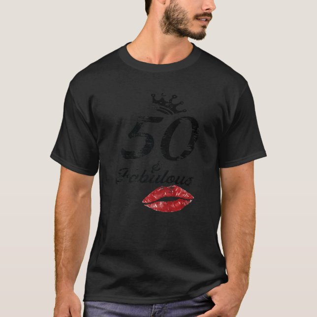 T-shirt 50 Fabuleux équipage de la fête Boire la bière 50e (Devant)