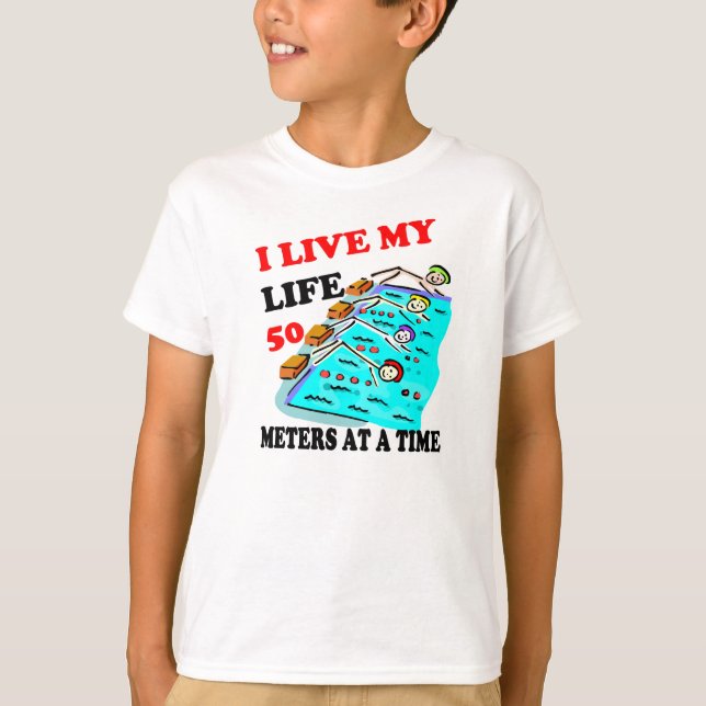 T-shirt 50 mètres à la fois (Devant)