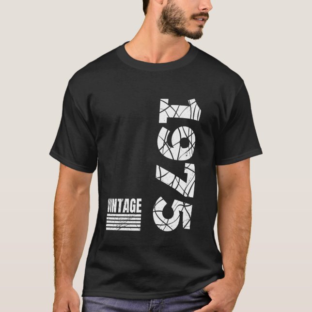 T-shirt 50e anniversaire 1975 50e fête d'anniversaire Anni (Devant)