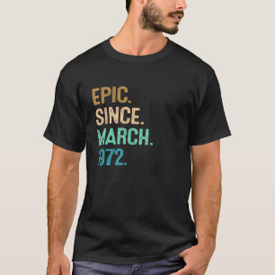 T-shirt 50e anniversaire 50 ans Epic depuis mars 1972