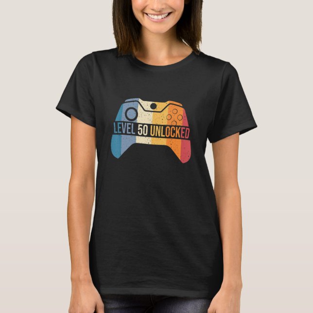 T-shirt 50e Anniversaire 50 B Jour Femmes Hommes Nés En 19 (Devant)