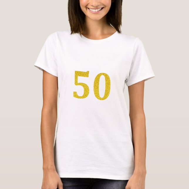 T-shirt 50e anniversaire 50 Cinquante cinquantième Cool de (Devant)