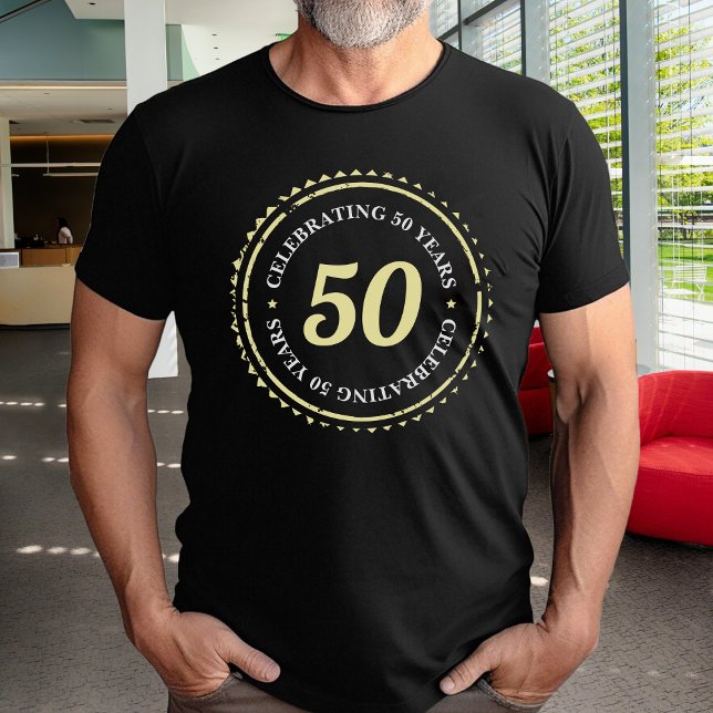 T-shirt 50e anniversaire Célébration du timbre de 50 ans (50th Birthday Celebrating 50 Years Stamp T-Shirt
)