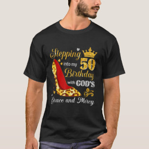 T-shirt 50e anniversaire chrétien religieux 50 ans femme