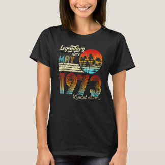 T-shirt 50e anniversaire de Birthday 50 Legendary Since Ma