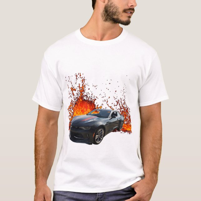 T-shirt 50e anniversaire de Chevy Camaro 2017 (Devant)