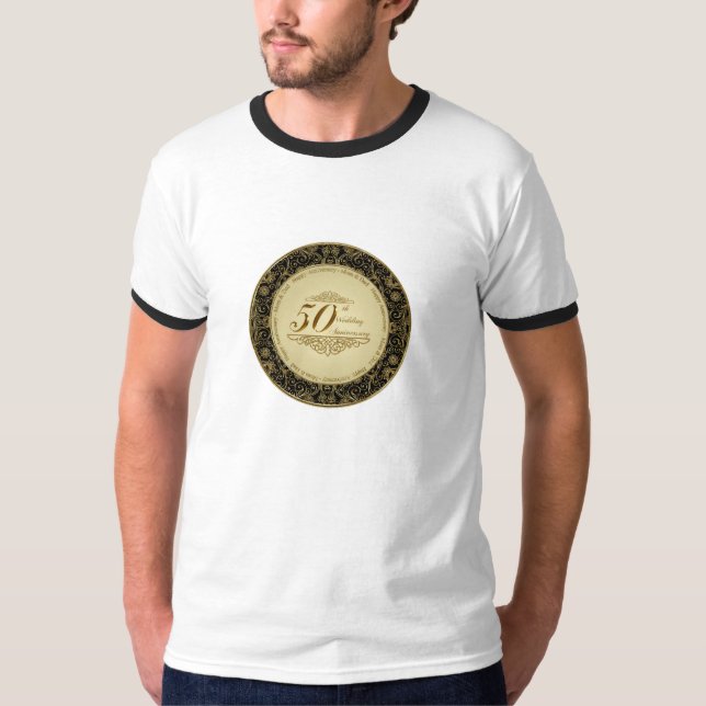 T-shirt 50e anniversaire de Mariage (Devant)