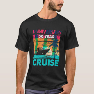T-shirt 50e anniversaire de Mariage Couple de croisière 50
