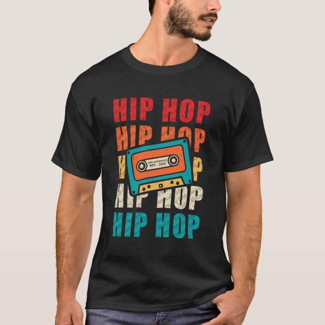 T-shirt 50E Anniversaire De Musique De L'Hip hop Anniversa (Devant)