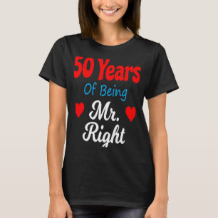 T-shirt 50e anniversaire du Mariage pour les hommes Lui Mr