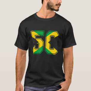 T-shirt 50e anniversaire Jamaïcain 50 ans vieux nombre 50 