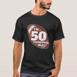 T-shirt 50E Anniversaire Joueur Américain De Football 50 A