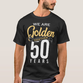 T-shirt 50E Anniversaire Mariage Art Pour Hommes Femmes 50