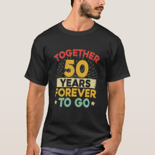 T-shirt 50E Anniversaire Mariage Couples correspondants 50