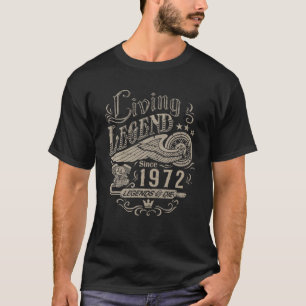 T-shirt 50E Anniversaire Moto Vivante Légende Depuis 1972