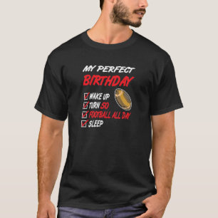 T-shirt 50E Anniversaire Parfait Football 50 Ans, Troph
