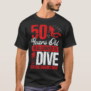T-shirt 50e anniversaire Plongée sous-marine Big Shark Plo