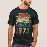 50e anniversaire Tee - shirts 50 ans vieux stupéfi