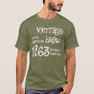T-shirt 50e cadeau d'anniversaire 1963 brasse Vintage