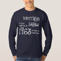50e cadeau d'anniversaire 1963 Vintage Brew Red G2