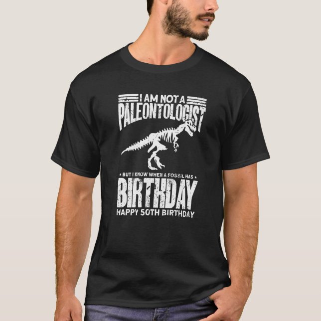 T-shirt 50e tenue Dinosaur 50e anniversaire (Devant)