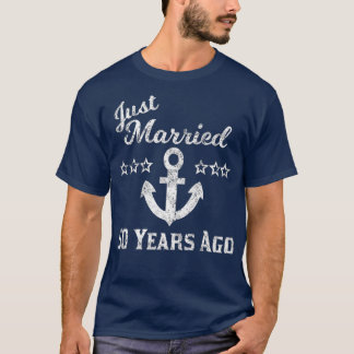 T-shirt 50ème anniversaire de Mariage Croisière juste mari