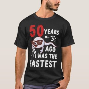 T-shirt 50ème Anniversaire Il Y A 50 Ans J'Étais La Naissa