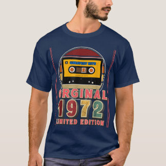 T-shirt 50th Birthday Gift Greatest Hits Retro Music Casse
