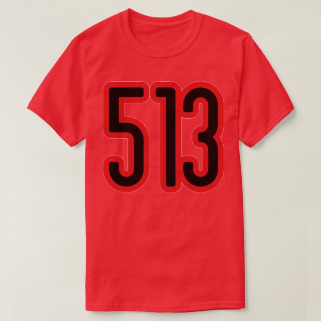 T-shirt 513 indicatif régional (Design devant)