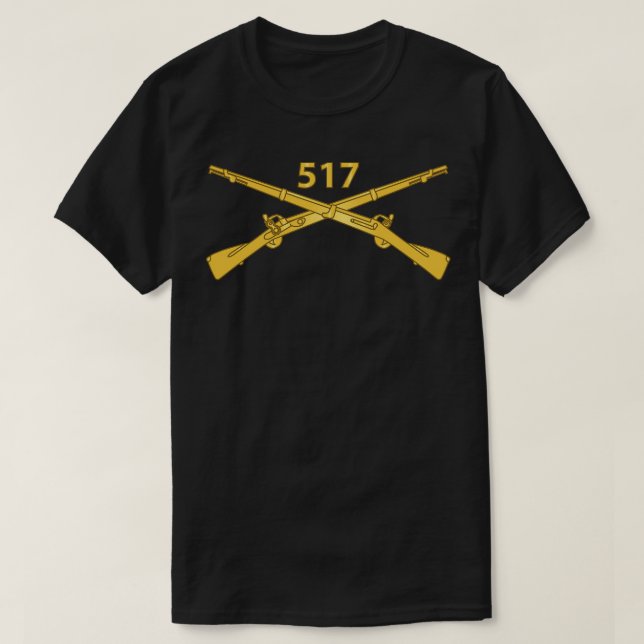 T-shirt 517e Division du régiment d'infanterie de parachut (Design devant)