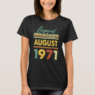 T-shirt 51 ans de légende depuis août 1971e anniversaire