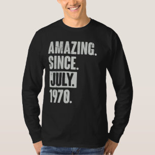 T-shirt 52 ans 52e anniversaire Extraordinaire depuis juil