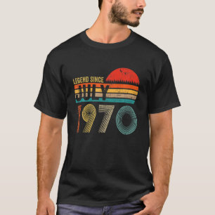 T-shirt 52 Ans Retro Anniversaire Cadeaux Légende depuis J