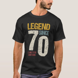 T-shirt 52 Ans Vintage 1970 52E Anniversaire Décoration