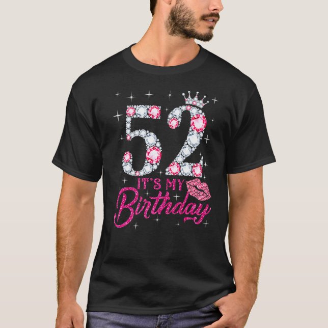 T-shirt 52 C'est mon anniversaire 1969 52e anniversaire Te (Devant)