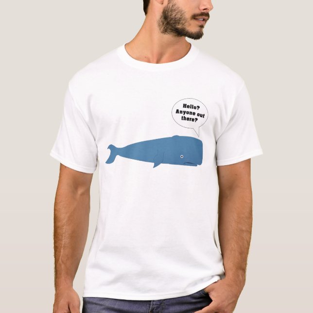 T-shirt 52 Hertz - la baleine la plus seule au monde (Devant)