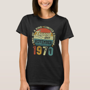 T-shirt 52e anniversaire 52 ans de la légende du garçon de